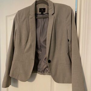 Grey suit jacket